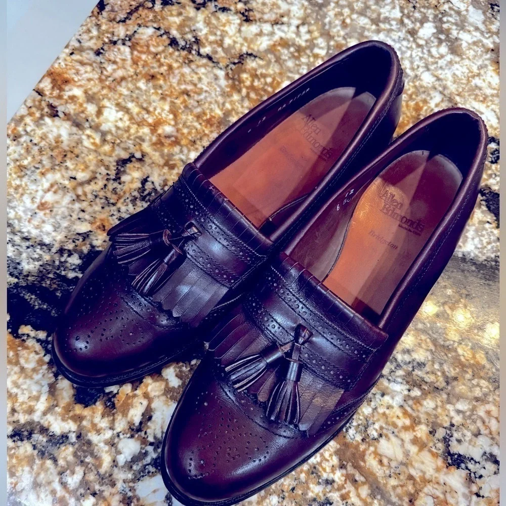 Burgundy Allen Edmonds 12AA‎ narrow men’s shoes